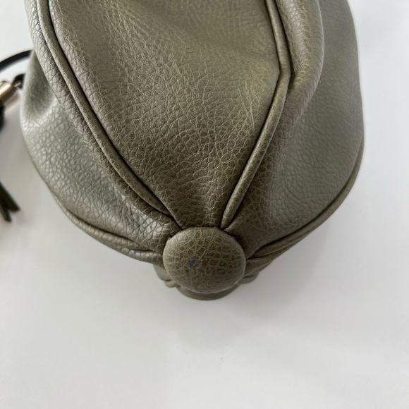 Guess 1981 Drawstring Bucket Bag in Olive Green - Picture 7 of 12